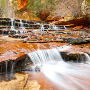 Zion Subway Waterfalls