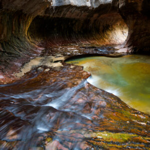 Zion Subway Pond Zion National Park, Utah